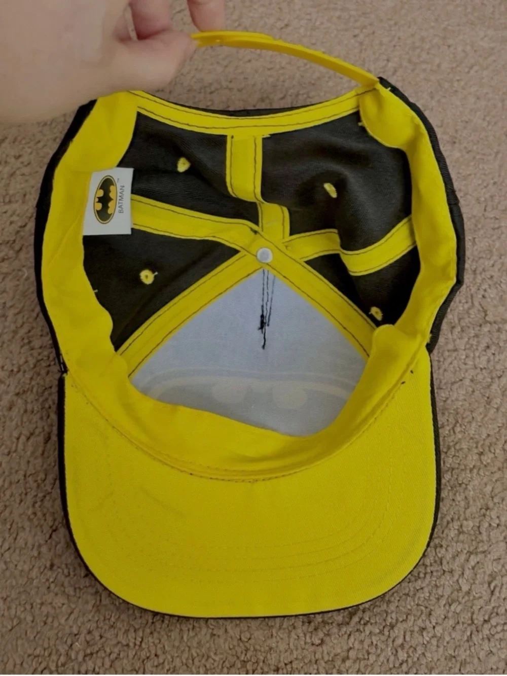 DC Batman Classic Symbol Youth Baseball Cap Hat Superhero Boys 2022 UPF 50 NWT